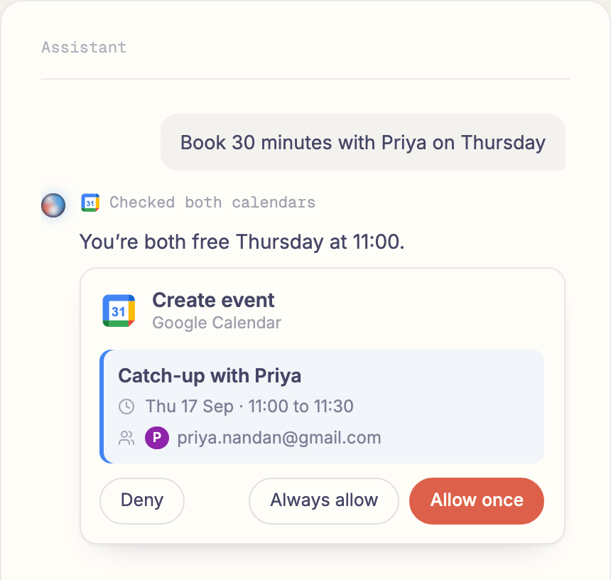 The Tool/app connectors demo